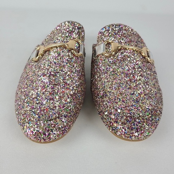 Glitter Open Back Mules - Picture 4 of 7